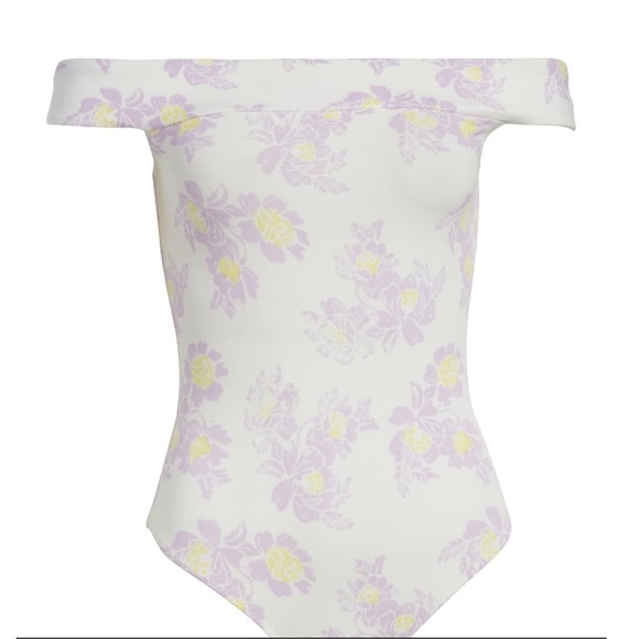 Free People Off The Shoulder Bodysuit - Picture 4 of 7